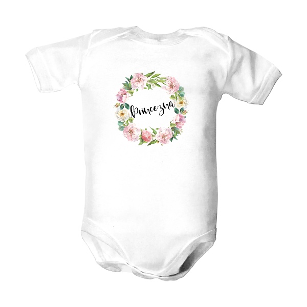 Dětské body  s potiskem Malá princezna